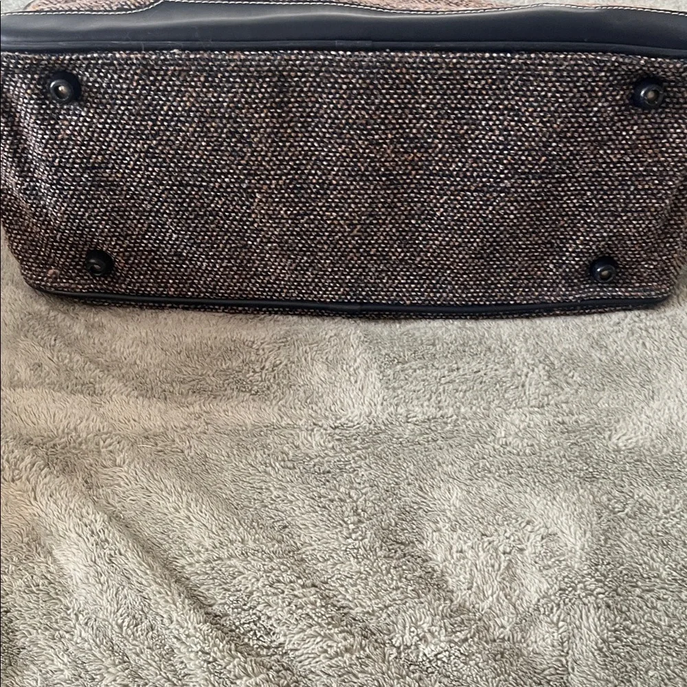 Vintage Jordache Elegant tweed carry on Bag